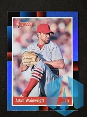 2022 Donruss Base Retro 1988 Holo Blue #272 Adam Wainwright